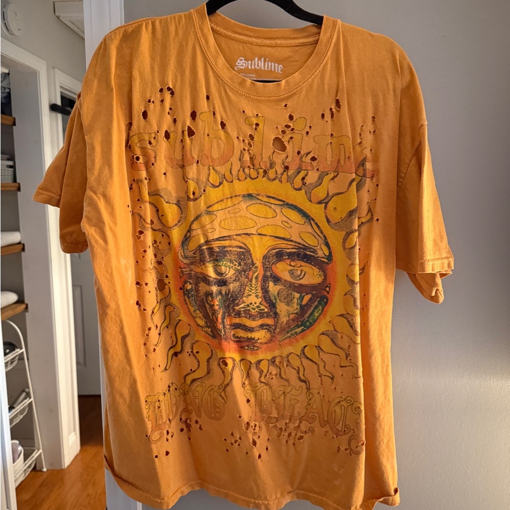 Urban Outfitters Sublime Orange Graphic T-Shirt